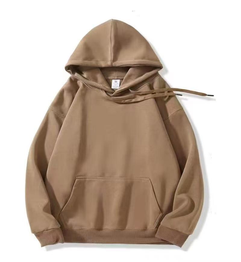 Cotton Hoodie Unisex Solid Color Casual Sweatshirt Style Autumn Winter Fashion