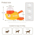 Pet Dog Automatic Feeder Cat Self-Entertainment Toy Snack Freeze-Dried Food Dispenser Yellow Duck Cat Treat Dispensing Toy