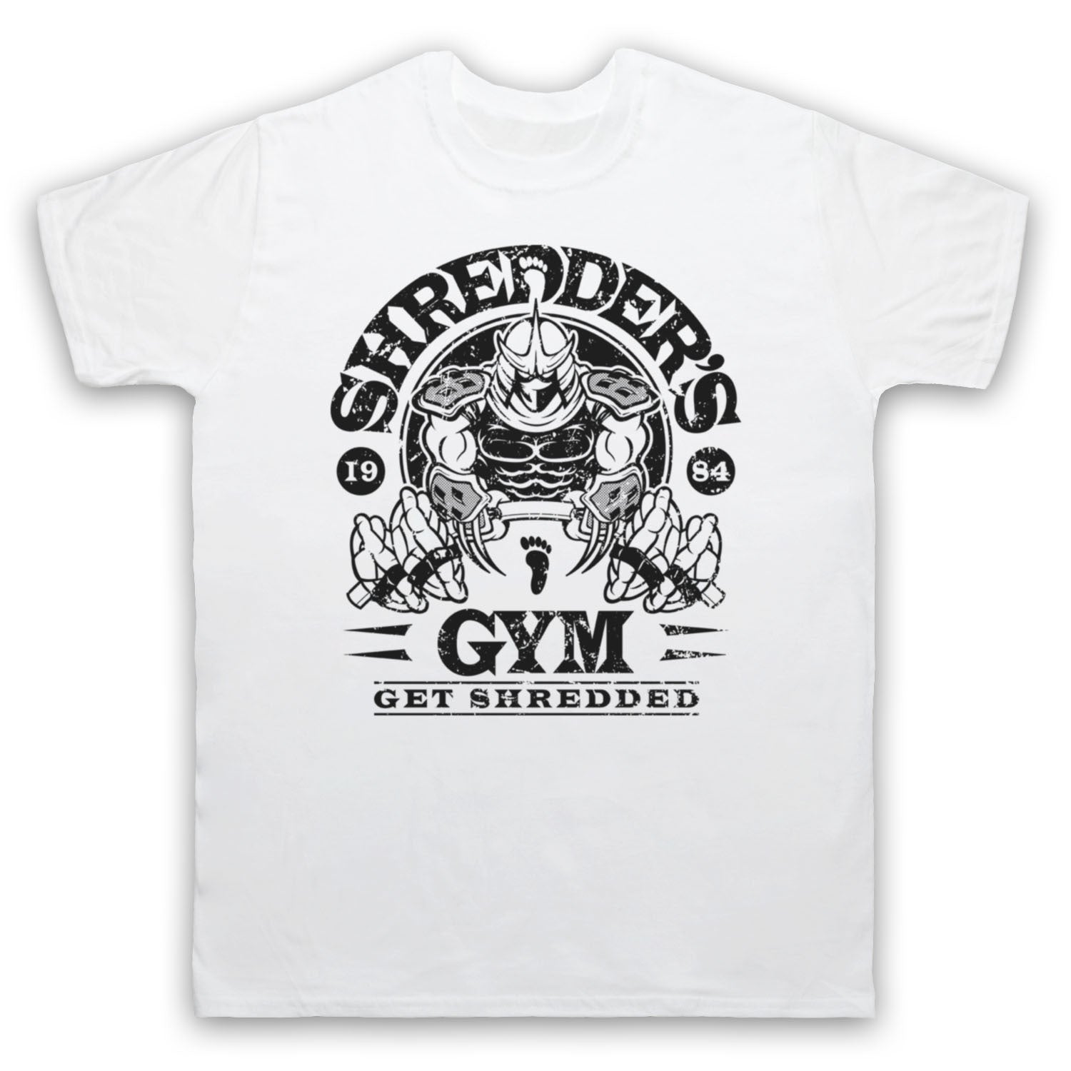 Teenage Ninja Turt SHREDDER'S GYM Anime Print Graphic T-shir