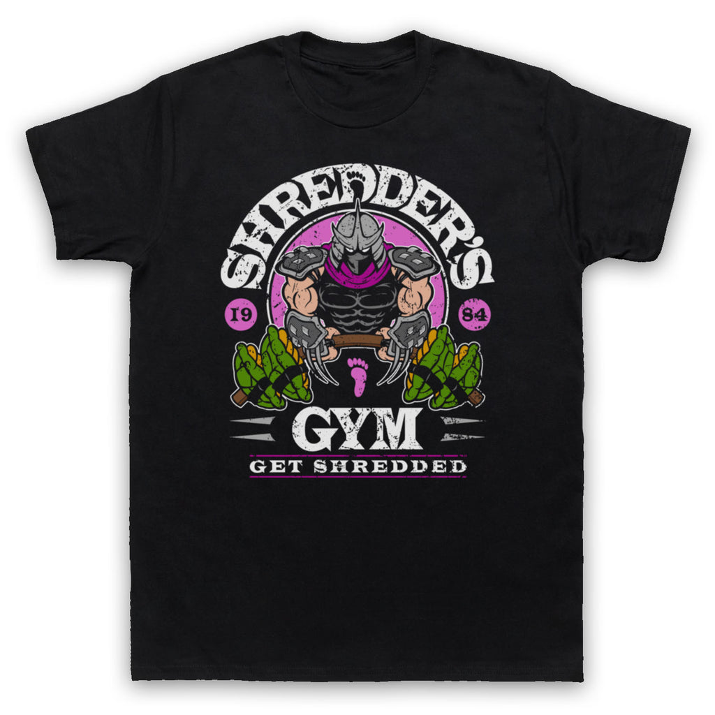 Teenage Ninja Turt SHREDDER'S GYM Anime Print Graphic T-shir