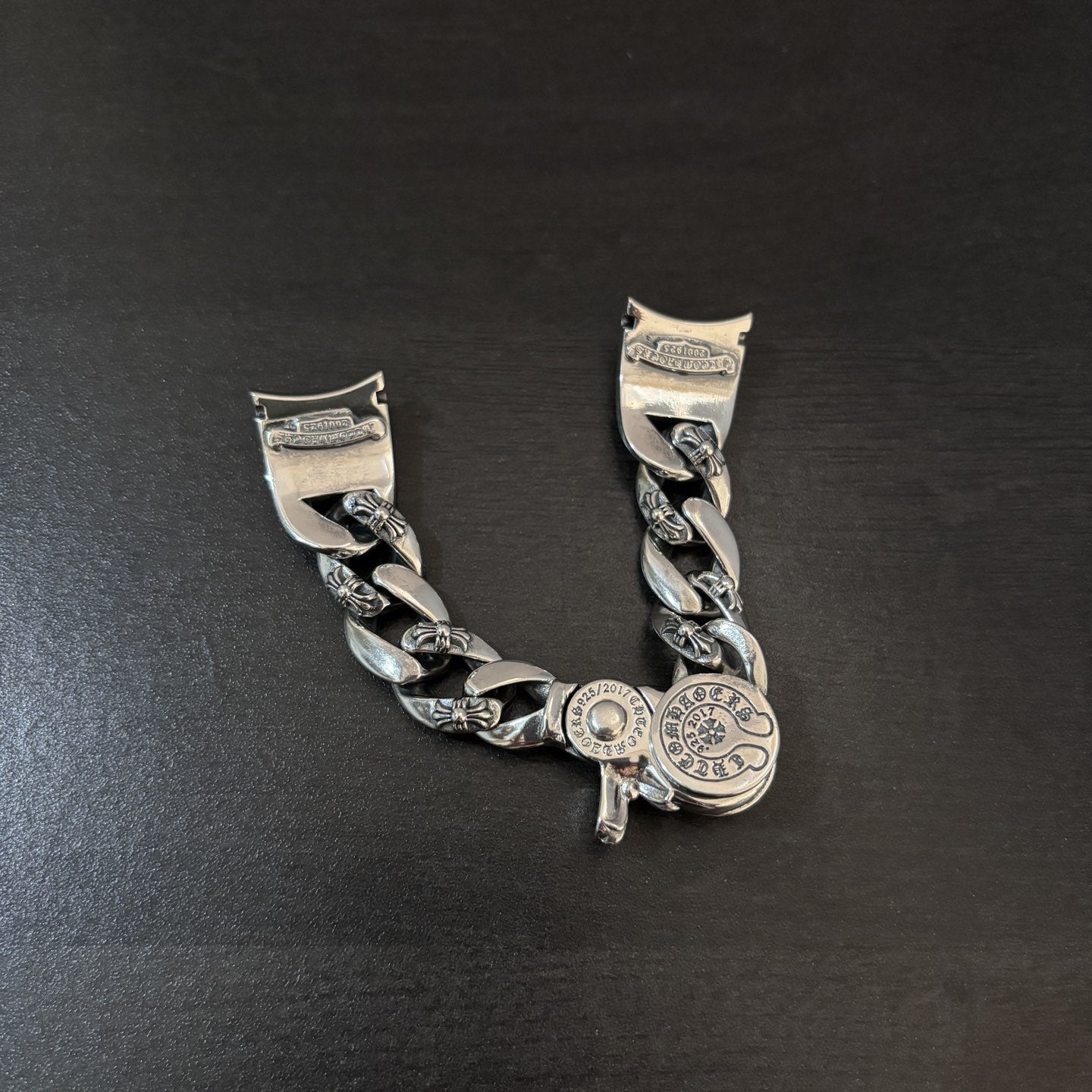 Silver Plated Rhinestone Hexagram Watch Band for Men, Fashionable and Unique Retro Punk Style Buckle Strap, Unisex Universal Stylish Design