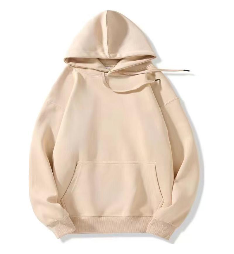 Cotton Hoodie Unisex Solid Color Casual Sweatshirt Style Autumn Winter Fashion